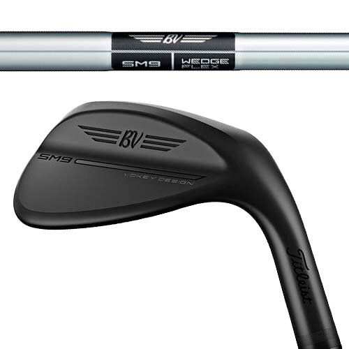 ボーケイ（Vokey） ボーケイ SM9 ウェッジ単品（ジェットブラック） ダイナミックゴールドS200 スチールシャフト 2022