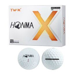 本間ゴルフ（HONMA） TW-X ボール BT2402 ホワイト 1ダース 2024