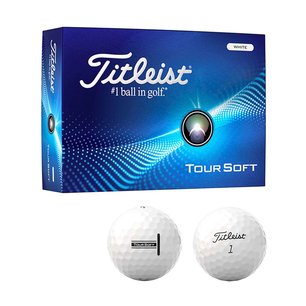タイトリスト（Titleist） TOUR SOFT ボール ホワイト 1ダース 2024