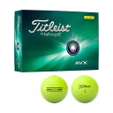 タイトリスト（Titleist） AVX ボール イエロー 1ダース 2024