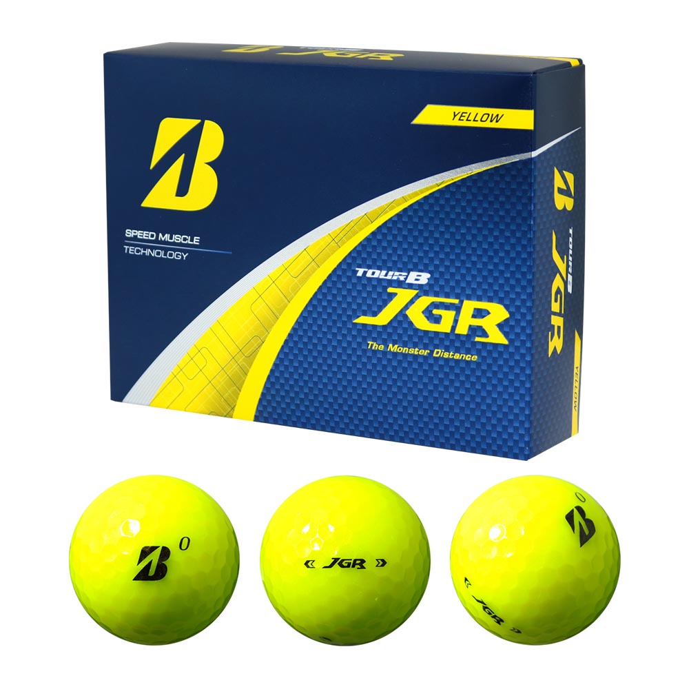 ブリヂストン（BRIDGESTONE_GOLF） TOUR B JGR ボール イエロー 1ダース J5YX 2025