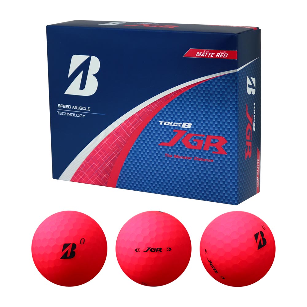 ブリヂストン（BRIDGESTONE_GOLF） TOUR B JGR ボール レッド 1ダース J5FRX 2025