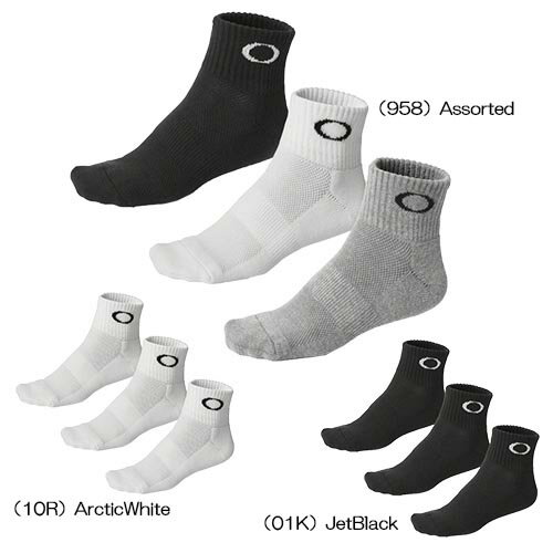 オークリー(Oakley) 3P SOCK (ソックス 3足セット) 93238JP メンズソックス『定番商品』