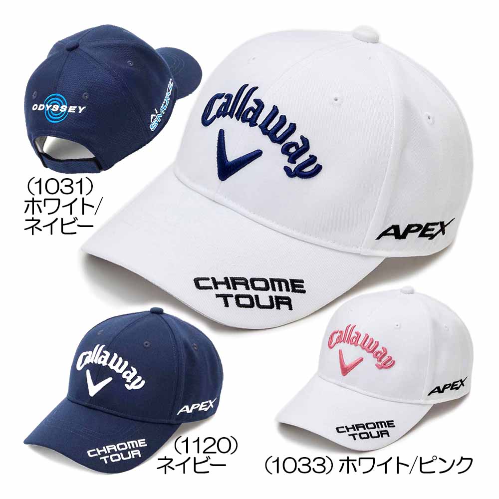 メーカー名 キャロウェイ（Callaway） 基本仕様 素材ポリエステル100％ 取扱いカラー（1031）ホワイト/ネイビー、（1033）ホワイト/ピンク、（1120）ネイビー 取扱いサイズフリー（56cm） 寸法【メーカー製品実寸】 頭頂から裾までの長さ：16.5cm、つば：7.5cm、頭周り：56cm 取扱い一覧 カラー サイズ FR （1031）ホワイト/ネイビー （1031）ホワイト/ネイビー FR FR （1033）ホワイト/ピンク （1033）ホワイト/ピンク FR FR （1120）ネイビー （1120）ネイビー FR FR （1010）ブラック （1010）ブラック FR FR （1030）ホワイト （1030）ホワイト FR FR （1032）ホワイト/イエロー （1032）ホワイト/イエロー FR FR （1035）ホワイト/レッド （1035）ホワイト/レッド FR FR （1040）ベージュ （1040）ベージュ FR 商品説明 プロが最も多く着用するツアーモデルの定番キャップ。素材には綿より軽く強度の高いポリエステルツイル（Eco）を採用。型崩れしにくく、イージーケア―かつEco素材の定番モデルです。機能スベリ（吸汗速乾）。ベトナム製。【eco Quality】エコクオリティ。リサイクル原料を100％使用した環境にやさしい素材。