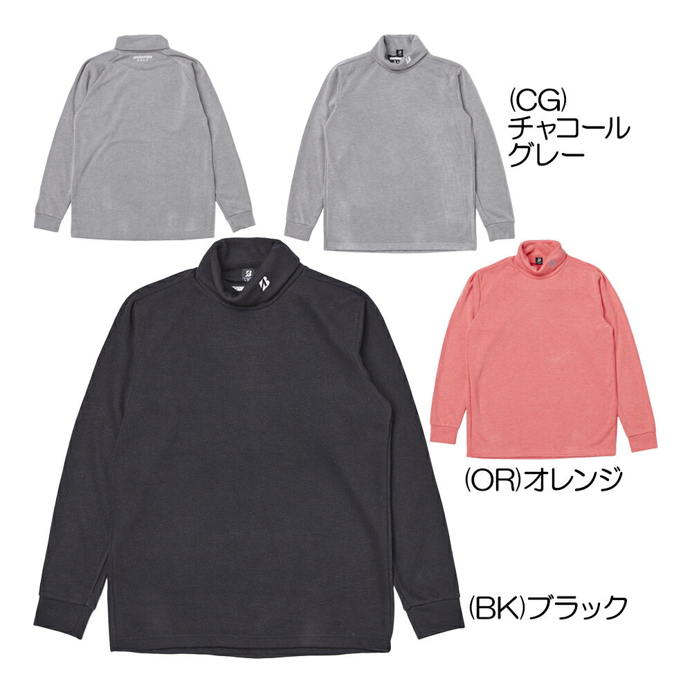 ブリヂストン（BRIDGESTONE_GOLF） 長袖タートルネックシャツ FGM32F メンズウェア 25 秋冬モデル