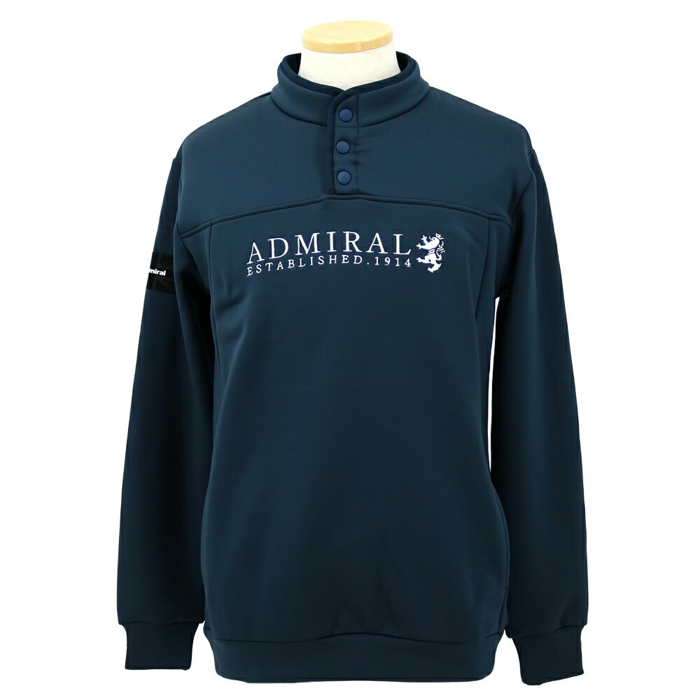 アドミラル（Admiral） カルイシ ハーフドットボタン スウェット ADMA571 メンズウェア 25 秋冬モデル
