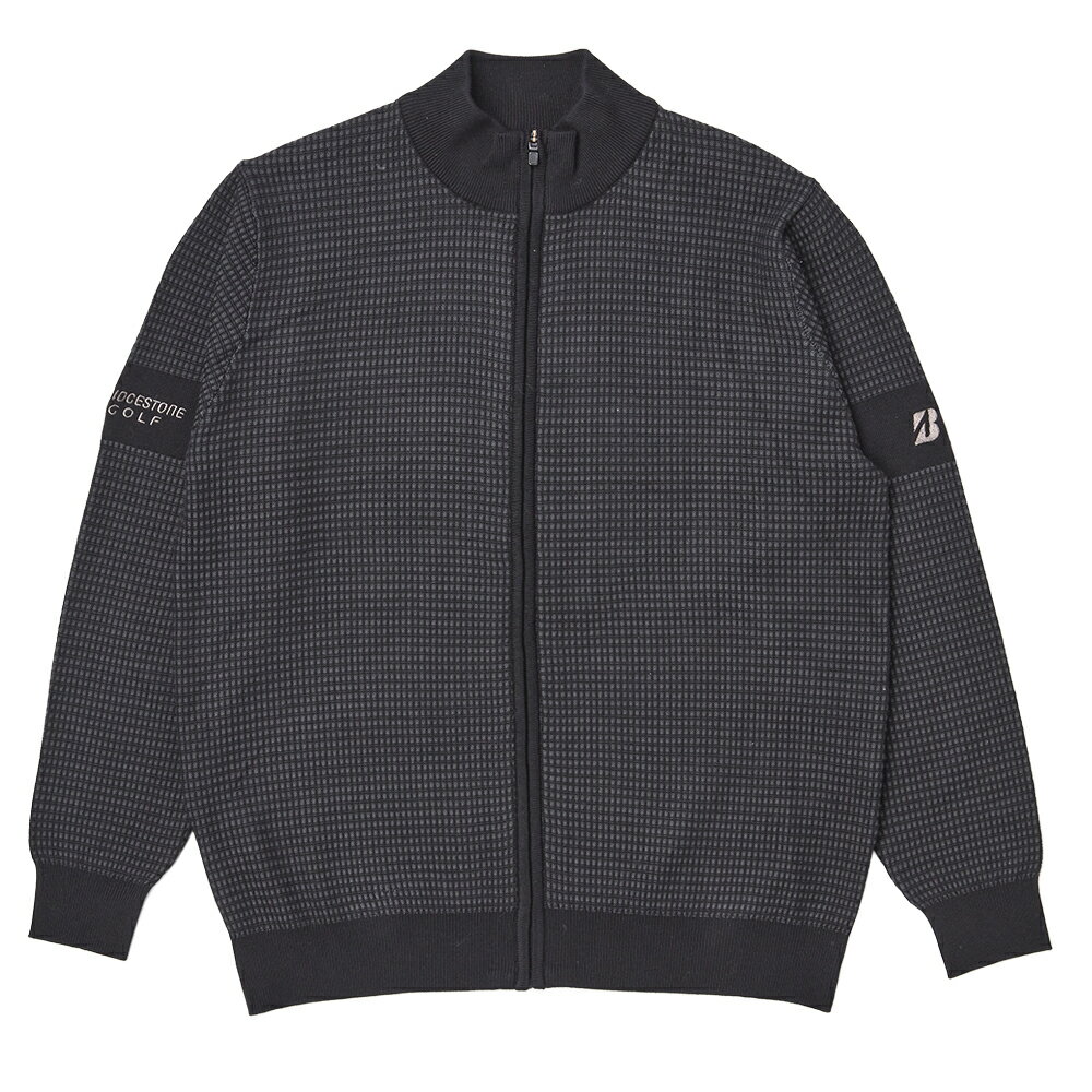 ブリヂストン（BRIDGESTONE_GOLF） 長袖前開きセーター FGM01B メンズウェア 25 秋冬モデル
