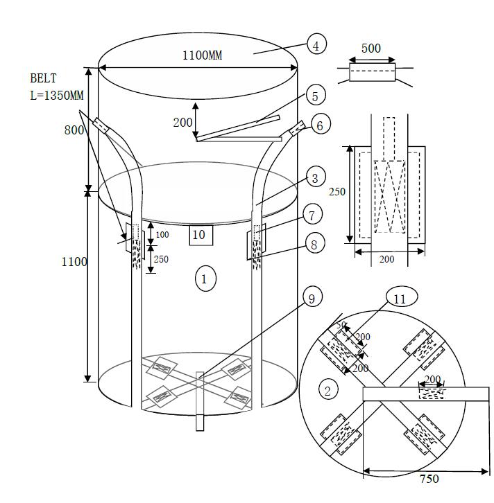フレコン フレコンバック 1t トン袋 建築 ...の紹介画像2