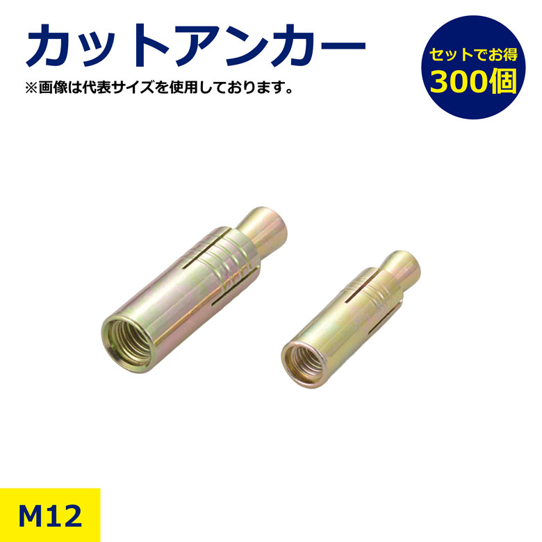【製品情報】ねじ径→M12【材質】ユニクロメッキ【販売単位】300本セット※画像は代表サイズのものを使用しています。※仕入時期によっては、商品のデザインが異なる可能性がございます。