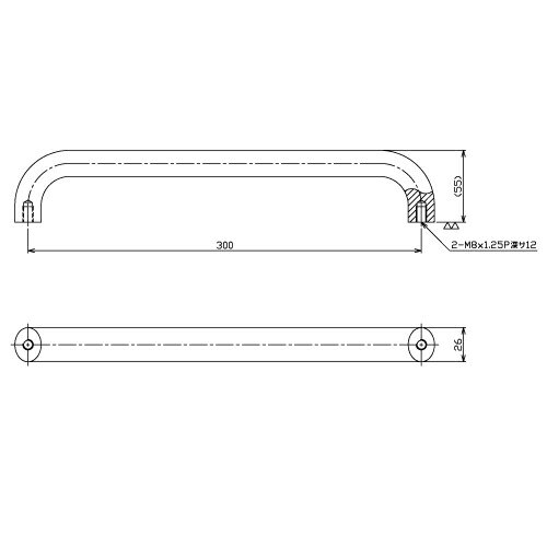 1200-26-300-BLK �ޥ��ʥ꡼�ϥ�ɥ� NMH70023 1200-26-300-BLK