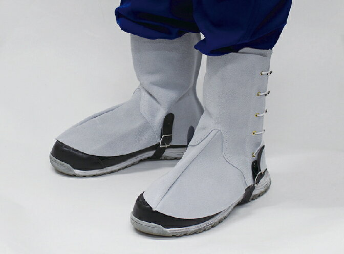 足カバー（カギ止）床皮製　【NIKKO公式】　溶接　熔接　溶断　保護　建築　造船　建設　工場　工事　..