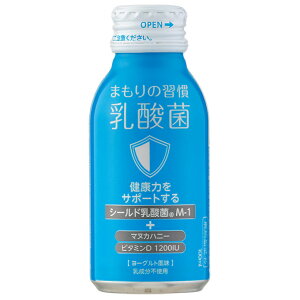 まもりの習慣 乳酸菌 4962459-428063 【単品100ml】 清涼飲料水 日興薬品工業 栄養ドリンク 健康ドリンク 日本製 国産 おすすめ 人気 飲み物 マヌカハニー シールド乳酸菌 はちみつ ビタミンD