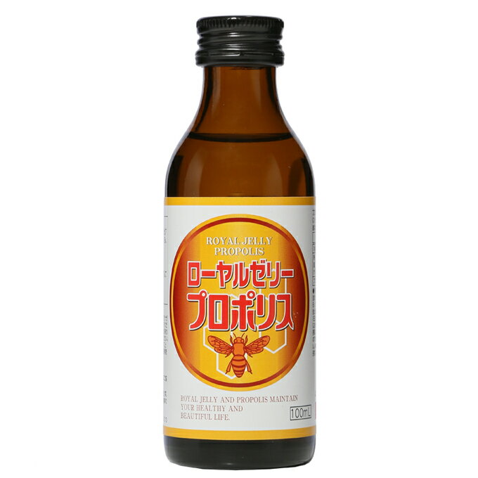 ローヤルゼリープロポリス 4962459-126006 【単品100ml】単品 清涼飲料水 日興薬品工業 栄養ドリンク ノンカフェイン ローヤルゼリー プロポリス 300mg配合 ビタミン(vc) 蜂蜜 はちみつ ハチミツ 滋養強壮 国産 スタミナ おすすめ 元気 栄養