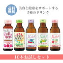 美容ドリンク 【単品 100m l× 4種 、50ml ×1種 各2本】 清涼飲料水 日興薬品工業 栄養ドリンク 健康ドリンク 美容ドリンク 日本製 国産 おすすめ 人気 飲み物 マルチビタミン コラーゲン クエン酸 ビタミンC ブルーベリー 鉄分 【 送料無料 1000円ぽっきり （税込み） 】