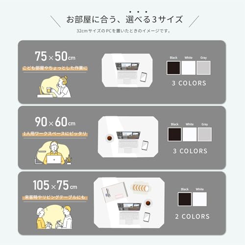 Fujiboeki ローテーブル 折りたたみテーブル 幅75×奥行50×高さ32c ホワイト UV塗装 お手入れ簡単 角が丸い ルーチェ 384 [3]