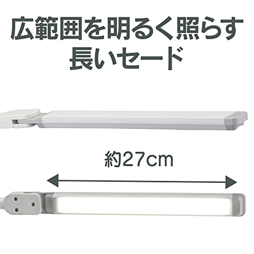 デスクランプ クランプ ホワイト_CLS36 078616 オーム電機 [3]