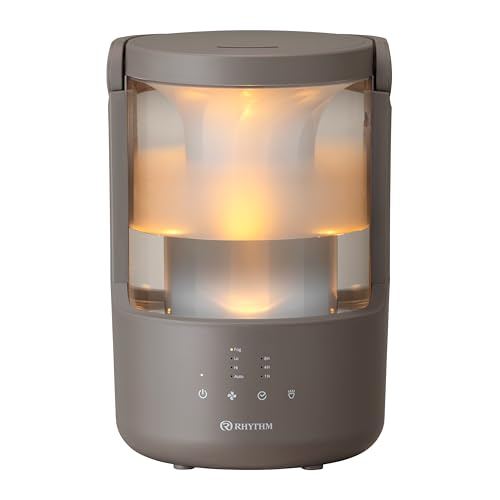 リズムRHYTHM 加湿器 超音波式 2025 アロマ対応 お手入れ簡単 タンク乾燥機能 付き 7畳対応 タンク容量 2L 18時間連続加湿 M