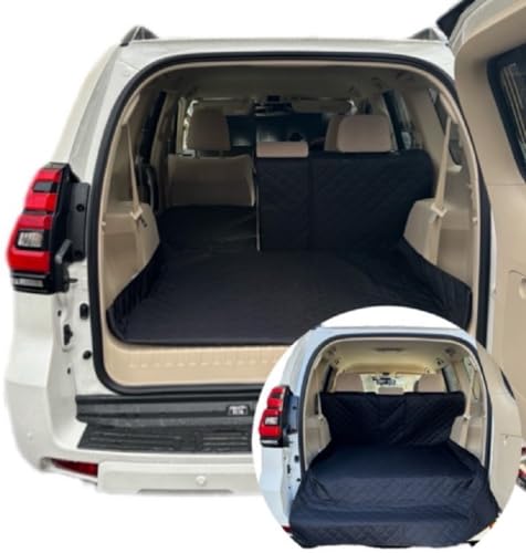 乐天商城 - トランクマット ラゲッジマット Lサイズ 230×135cm 6:4分割 セパレート SUV ミニバン 1BOX 大型車対応 オックスフォード生地 厚手 キズ防止 バンパー保護