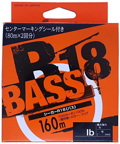 シーガー(Seaguar) ライン シーガー R18 バス 160m 16lb 透明 送料　無料
