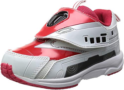 [プラレール] PLARAIL こまちキッズシューズ 16077 WHT/RED (WHT/RED/15) 送料　無料