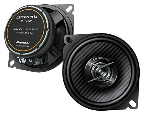 Pioneer パイオニア スピーカー TS-F1040-2 10cm カスタムフィットスピーカー コアキシャル2ウェイ ハイレゾ対応 送料　無料