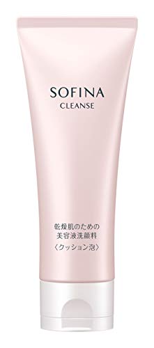 ソフィーナ 乾燥肌のための美容液洗顔料 クッション泡 120g 送料 無料