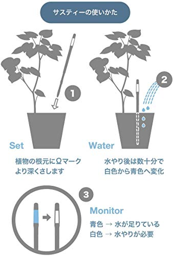 キャビノチェ SUSTEE 水やりチェッカー サスティー リフィル シングルパック Sサイ...