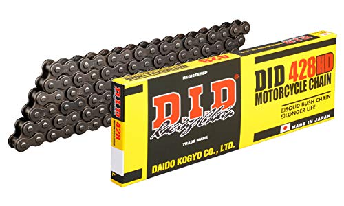 D.I.D(大同工業)バイク用チェーン クリップジョイント付属 428H(D)-100RB STEEL(スチール) 強化チェーン 二輪 送料　無料