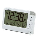 MAG(マグ) 目覚まし時計 電波 デジタル ホーネット スヌーズ機能 バックライト付き ホワイト T-767WH-Z 送料 無料