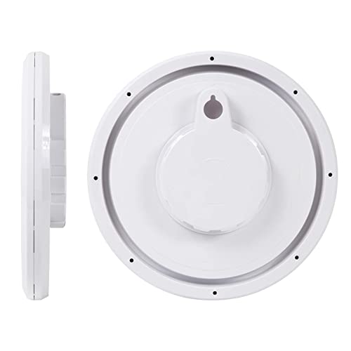 MAG(マグ) 掛け時計 電波時計 防水 防塵 アナログ ナヤ IP67 夜間秒針停止機能付き 立体文字 プラスチック風防 ホワイト 送料 無料 [2]
