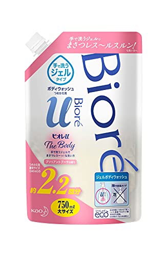 ビオレu ビオレu ザ ボディ ジェルタイプ ブリリアントブーケの香り つめかえ用 750ml 送料　無料