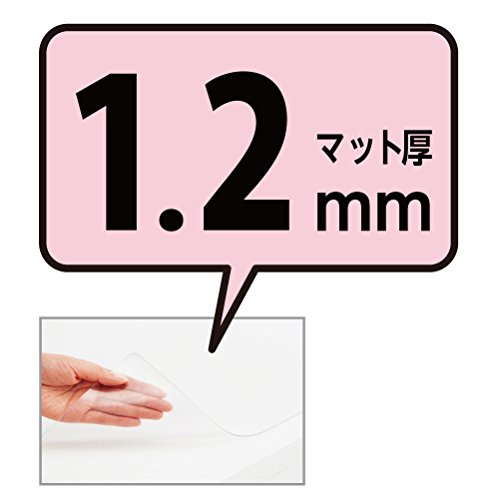 プラス デスクマット 透明 軟質 エコノミータイプ 600×450mm 41-008 送料　無料