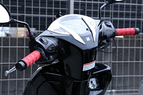 キジマ (kijima) バイク バイクパーツ グリップシュリンクチューブ 内径 40mm 全長 104mm 2個 ブルー BM-04 送料　無料 3