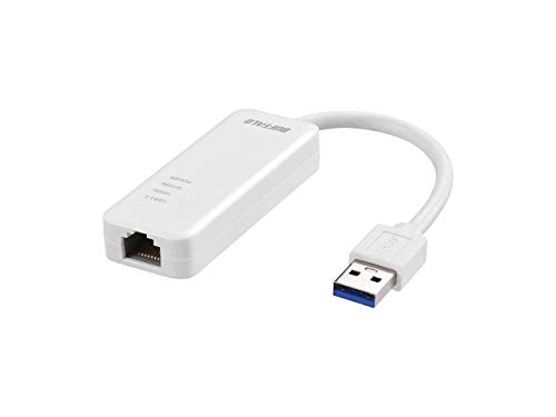 バッファロー BUFFALO 有線LANアダプター LUA4-U3-AGTE-WH ホワイトGiga USB3.0対応 【Ninten 送料　無料