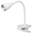 オーム電機 LEDクリップライト 電球色 ホワイト デスクライト クランプライト ベッドライト LTC-LC12L2-WL 06-09 送料 無料