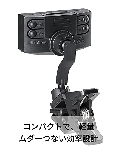 KORG(コルグ) ギター/ベース用 クリップチューナー PitchCrow-G AW-4G BK ブラック...
