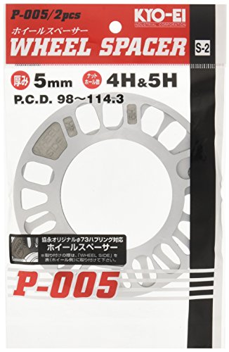 KYO-EI [ 協永産業 ] Wheel Spacer [ 5mm 4/5H ] PCD98-114.3 [ 個数:2枚 ] P-0 送料　無料