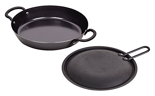 パール金属 両手 グリルパン 20cm 蓋付 レシピ付 IH対応 鉄製 ラクッキング 日本製 HB-1604 送料　無料