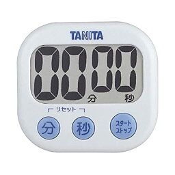 タニタ キッチン 勉強 学習 タイマー マグネット付き 大画面 100分 ホワイト TD-384 WH でか見えタイマー 送料　無料