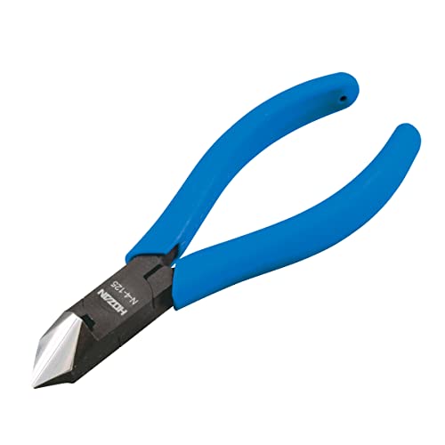 ホーザン(HOZAN) 斜ニッパー 切れ味鋭い斜刃仕上げ 銅線切断に適した鋭い切れ味・使いやすい斜刃 全長133mm N-4-125 送料　無料