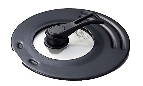 パール金属 ガラス窓付 立つ フライパン 鍋 蓋 18~22cm 用 フッ素加工 たためる スタンド パンカバー HB-633 送料 無料