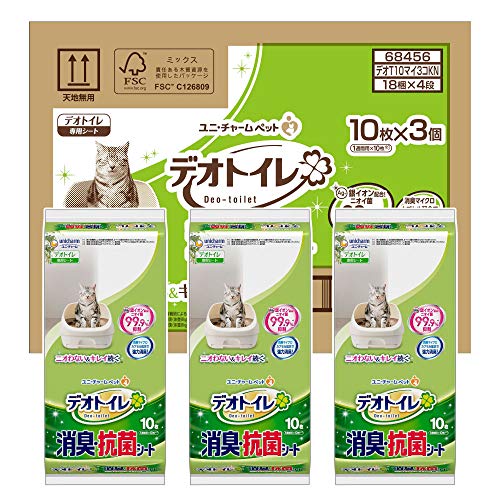 ・ホワイト【特長】 ●消臭マイクロカプセルで強力消臭する、猫用システムトイレ取替シート。 ●【仕様】 ●1週間分の尿をしっかり吸収し、抗菌剤がニオイを強力に抑えます。（愛猫1頭（体重8kgまで）のデオトイレ使用時） ●猫専用の消臭マイクロカプセル配合 ●シートの吸収面が白いので、オシッコの色がわかりやすく、健康状態をチェックすることができます。 ●サイズ：高さ234×幅156×奥行313（mm）