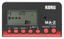 KORG メトロノーム MA-2 BKRD ブラックレッド 吹奏楽 ブラスバンド オーケストラ ギター 声楽 アカペラ 個人練習に最適 送料 無料
