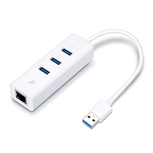 TP-Link USB3.0б Giga ͭLANץ + USB3.0 ϥ 3ݡ ץ饰&ץ쥤 UE330 ̵
