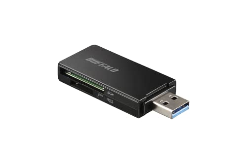 バッファロー BUFFALO USB3.0 microSD/SDカード専用カードリーダー ブラック BSCR27U3BK 送料　無料