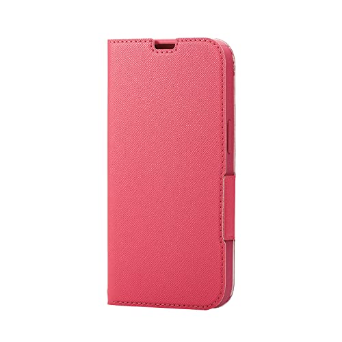 乐天商城 - エレコム iPhone 14 / 13 ケース カバー 手帳型 フラワープリント 内側(花柄) スリム 薄型 超軽量 カードポケット付 送料　無料
