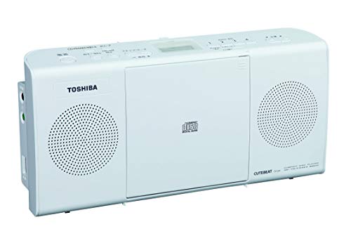 東芝 AUX ステレオ CDラジオ TY-C24 (W) 