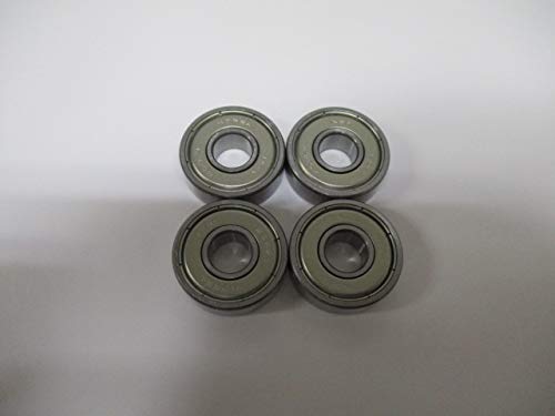 ミニチュアベアリング 【NSK】 スチール 両シール付 608ZZ 内径8mm×外径22mm×幅7mm (4個入り） 送料　..