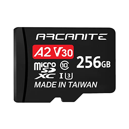 ARCANITE AKV30A2256 256 GB MicroSDXC Card (A2) UHS-I U3 V30 4K C10 @
