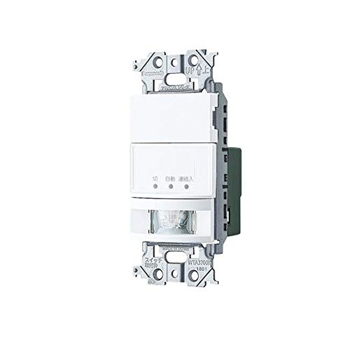 パナソニック(Panasonic) 壁取付熱線センサ付自動スイッチ 2線式・3路配線対応形 マットホワイト WTA1811WK 送料　無料